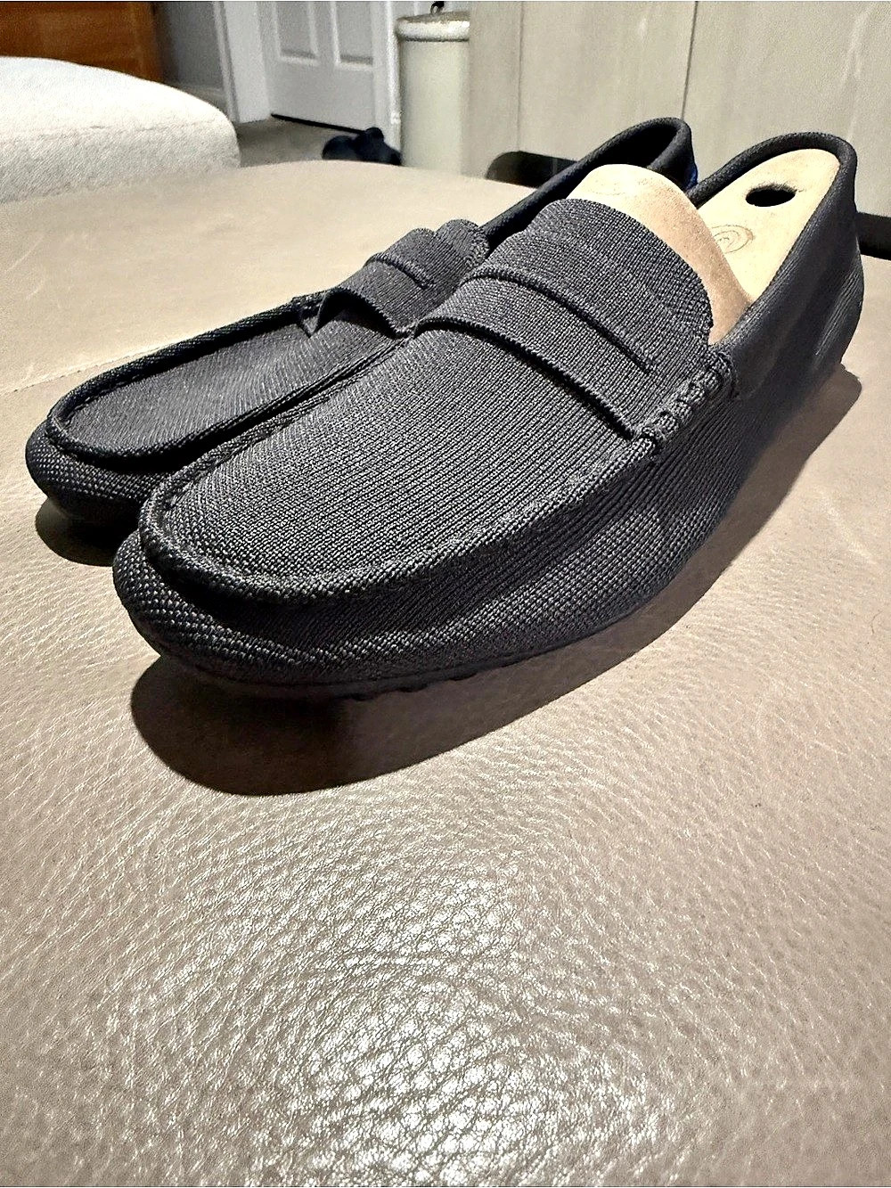 Rothy's The Driving Loafer Men's Loafers Gray & Black US 11